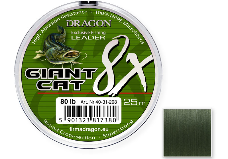 Giant cat 8x steel leader