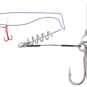 Dragon Shad Rigs με 1 σαλαγιά