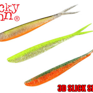 Lucky John 3D SLICK SHAD-V 5'' / 12,7cm