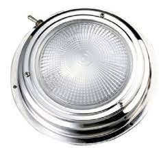 Πλαφονιέρα inox με led 10.9cm 12V