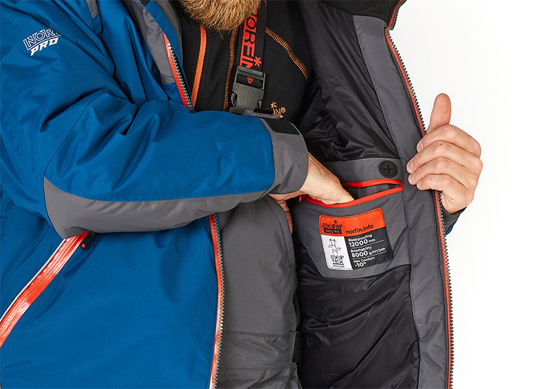 Norfin VERITY Pro BL BREATHABLE Jacket (Blue) - Image 7