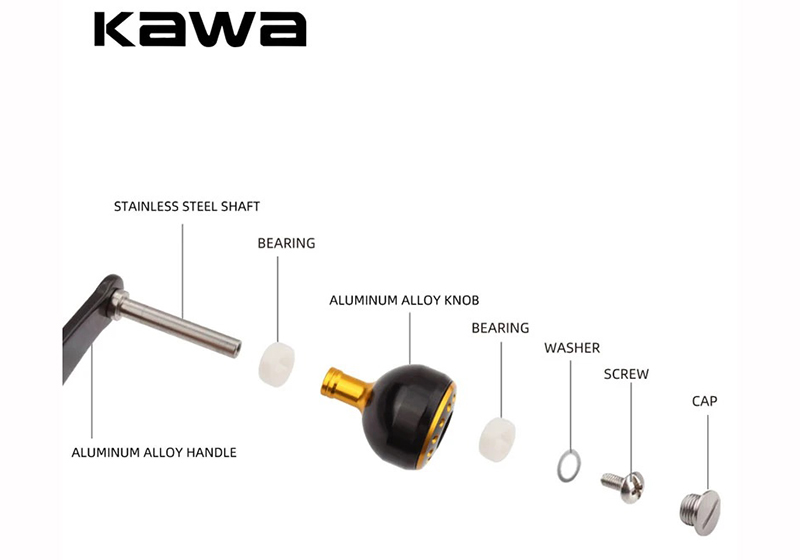 KAWA Power Handle Aluminium Knob 8*5 - Image 5