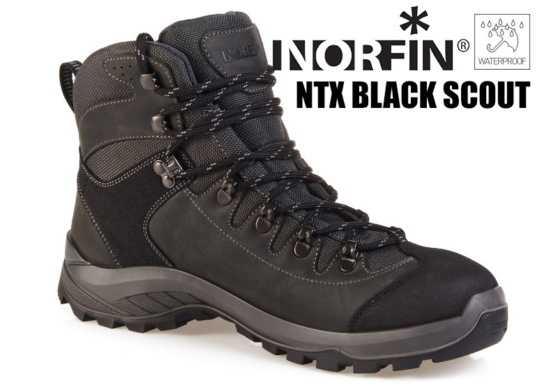 NORFIN BOOTS NTX BLACK SCOUT
