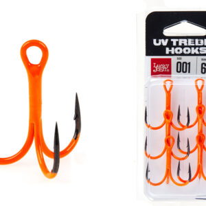 Lucky John Treble hook  Orange UV