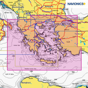 Χάρτης Βυθομέτρου Navionics Aegean Sea and Sea of Marmara